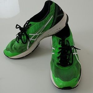Lime Green Asics Running Shoes